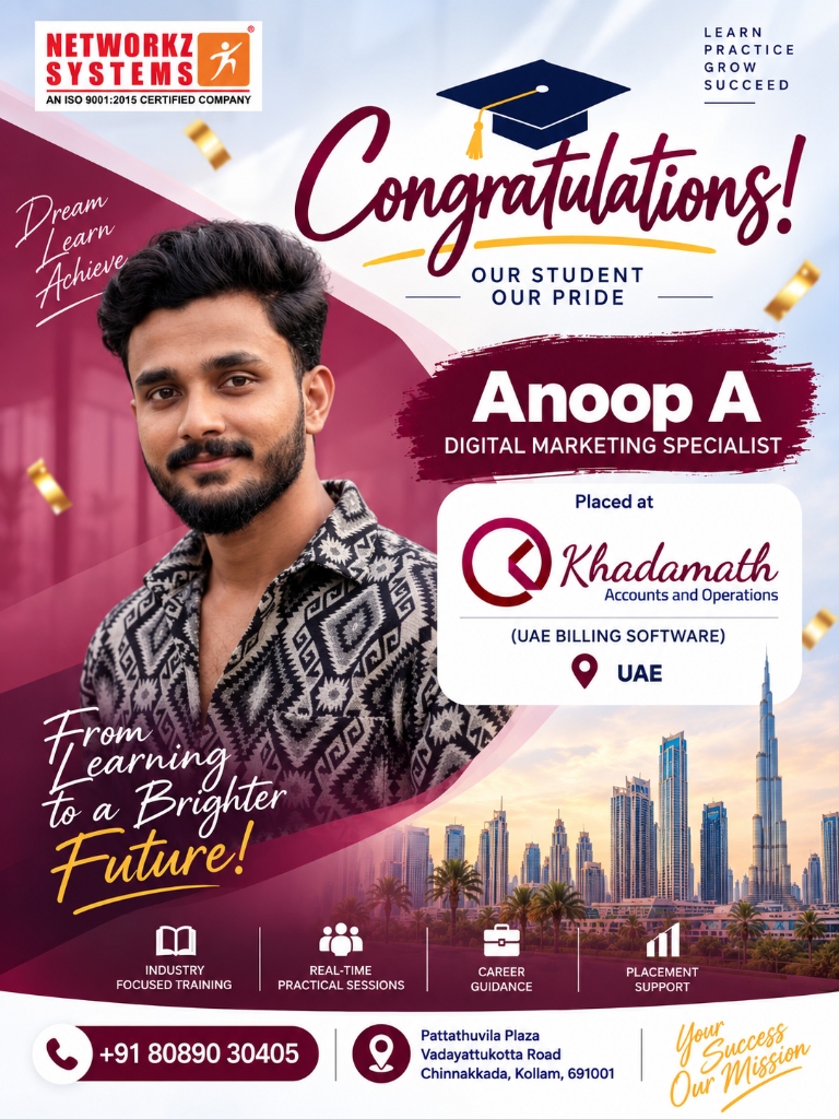 Anoop A - Digital Marketing Specialist